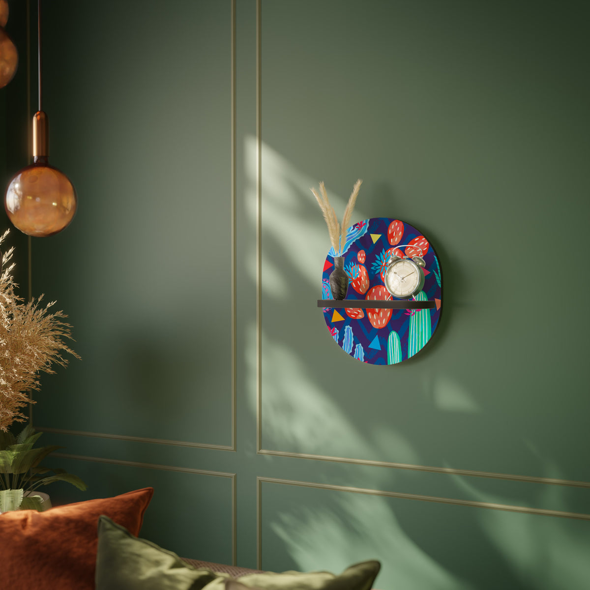 CACTUS VIBES Dekoratives Wandregal
