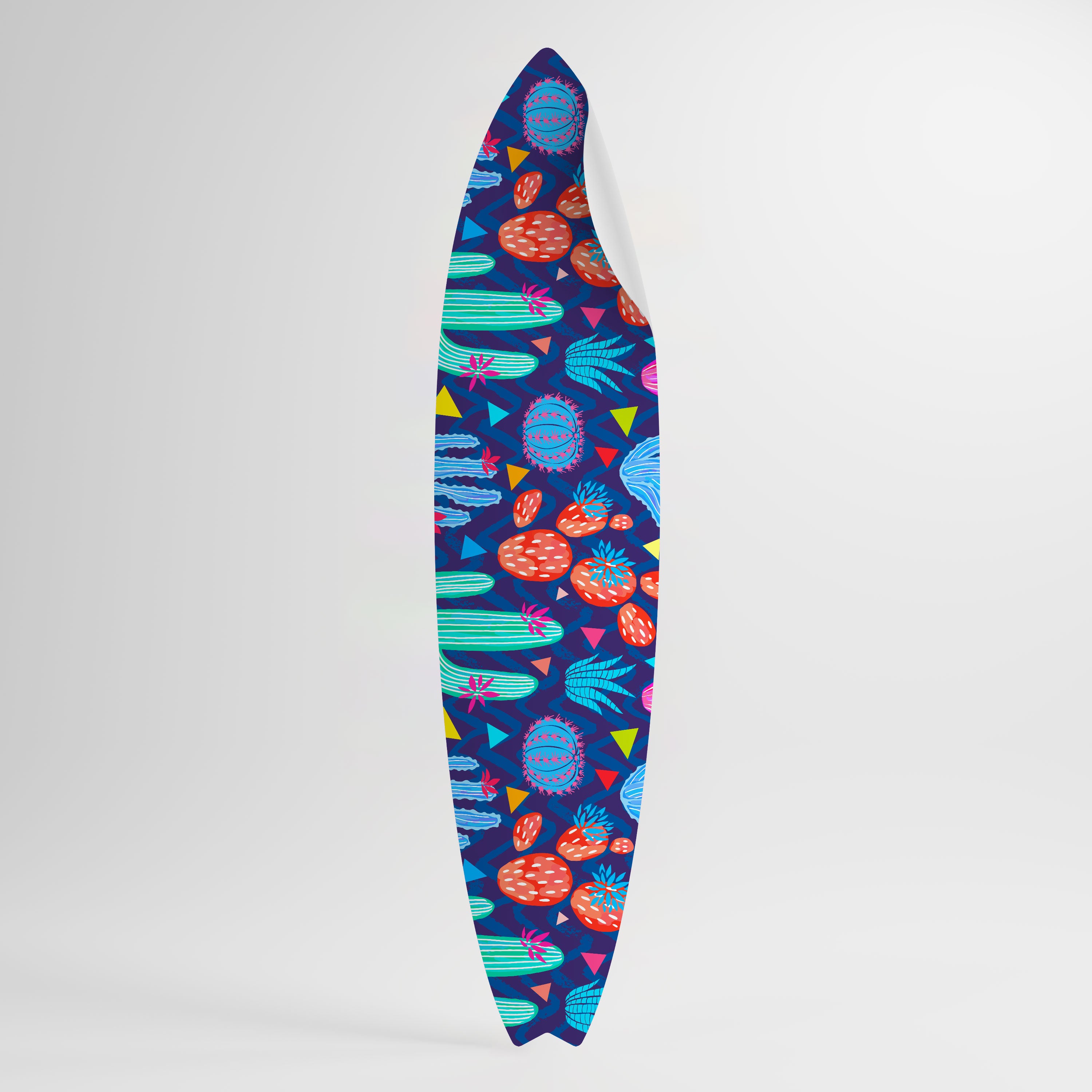 CACTUS VIBES Peel and Stick Surfboard Sticker