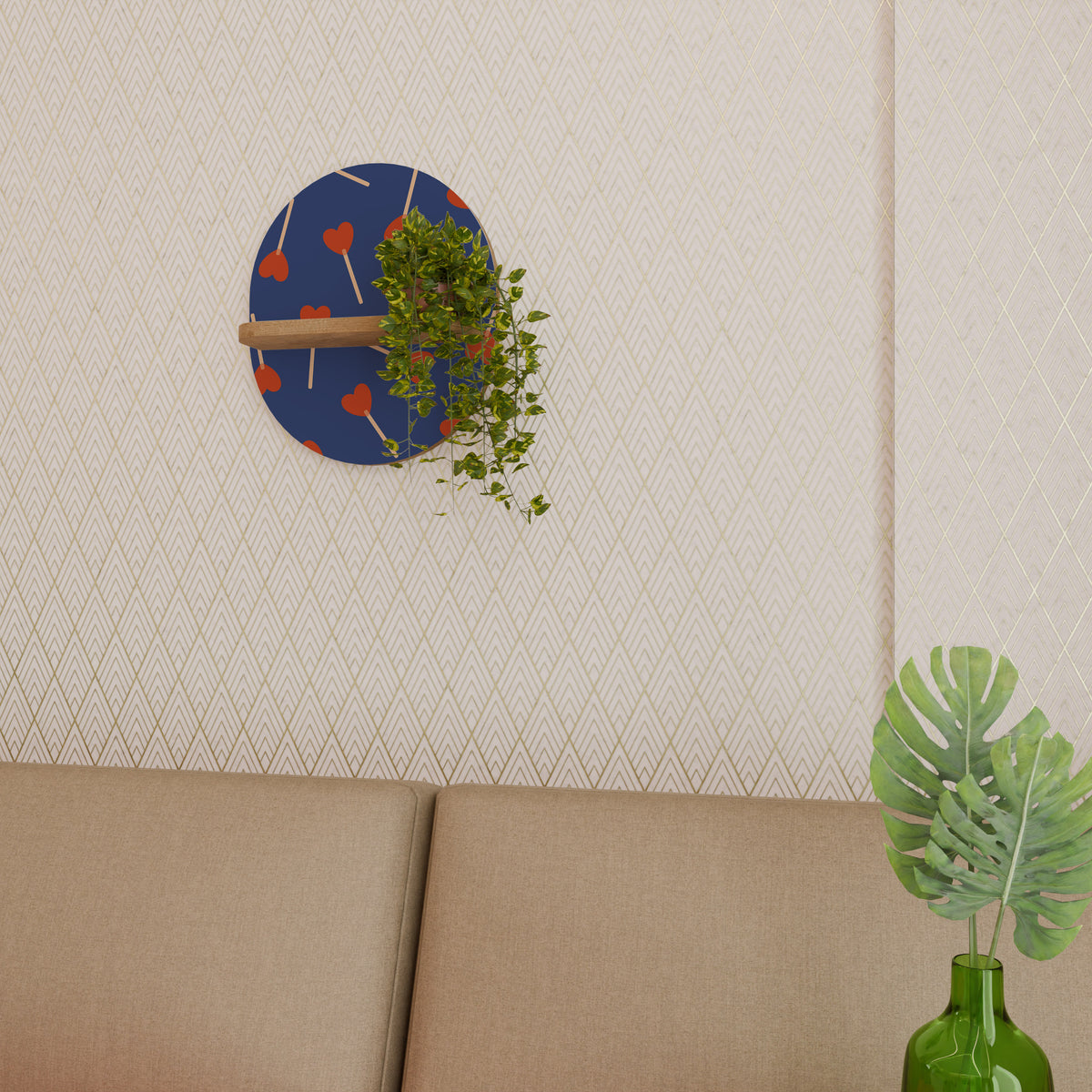 SWEET LOVE Decorative Art Shelf