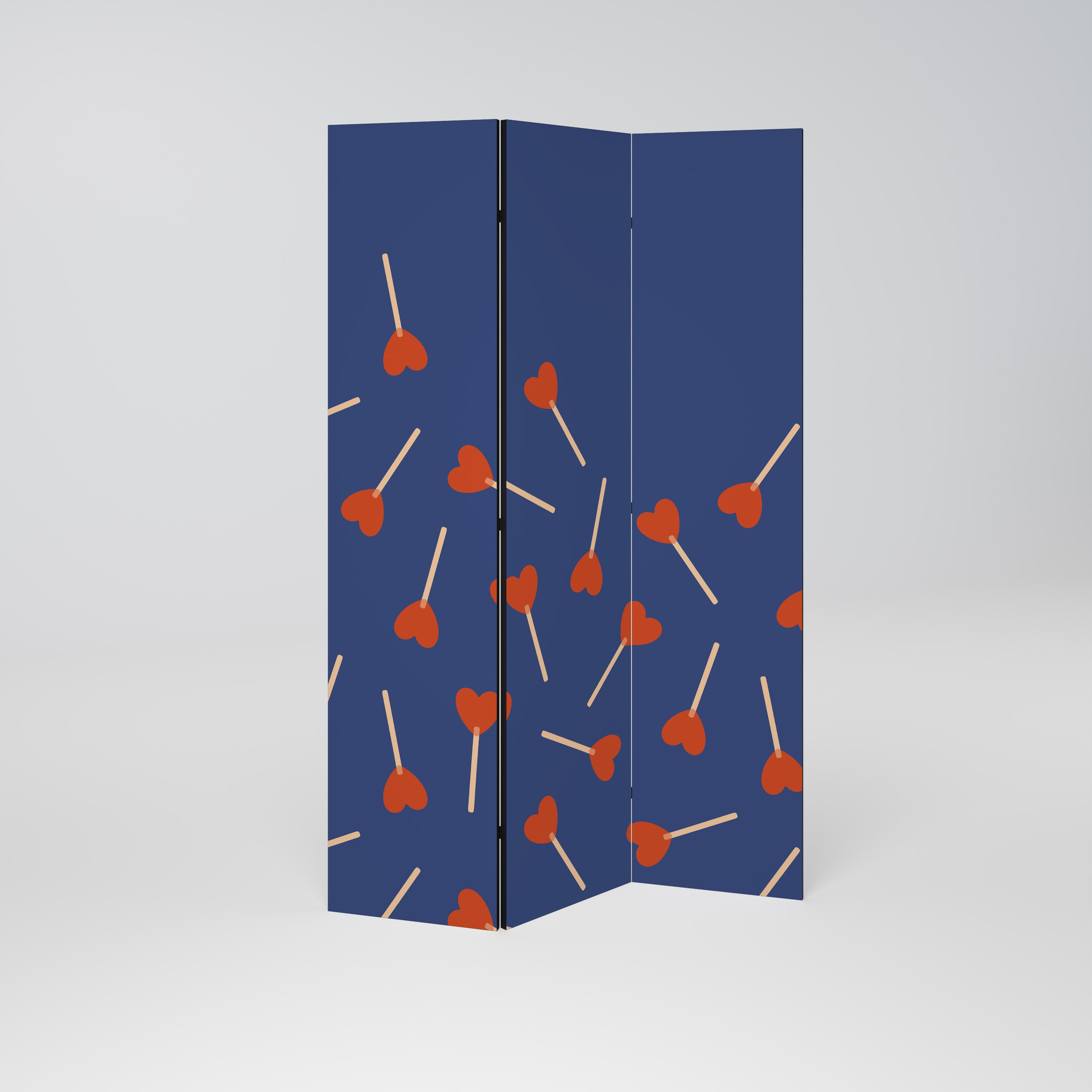SWEET LOVE 3-Panel Room Divider