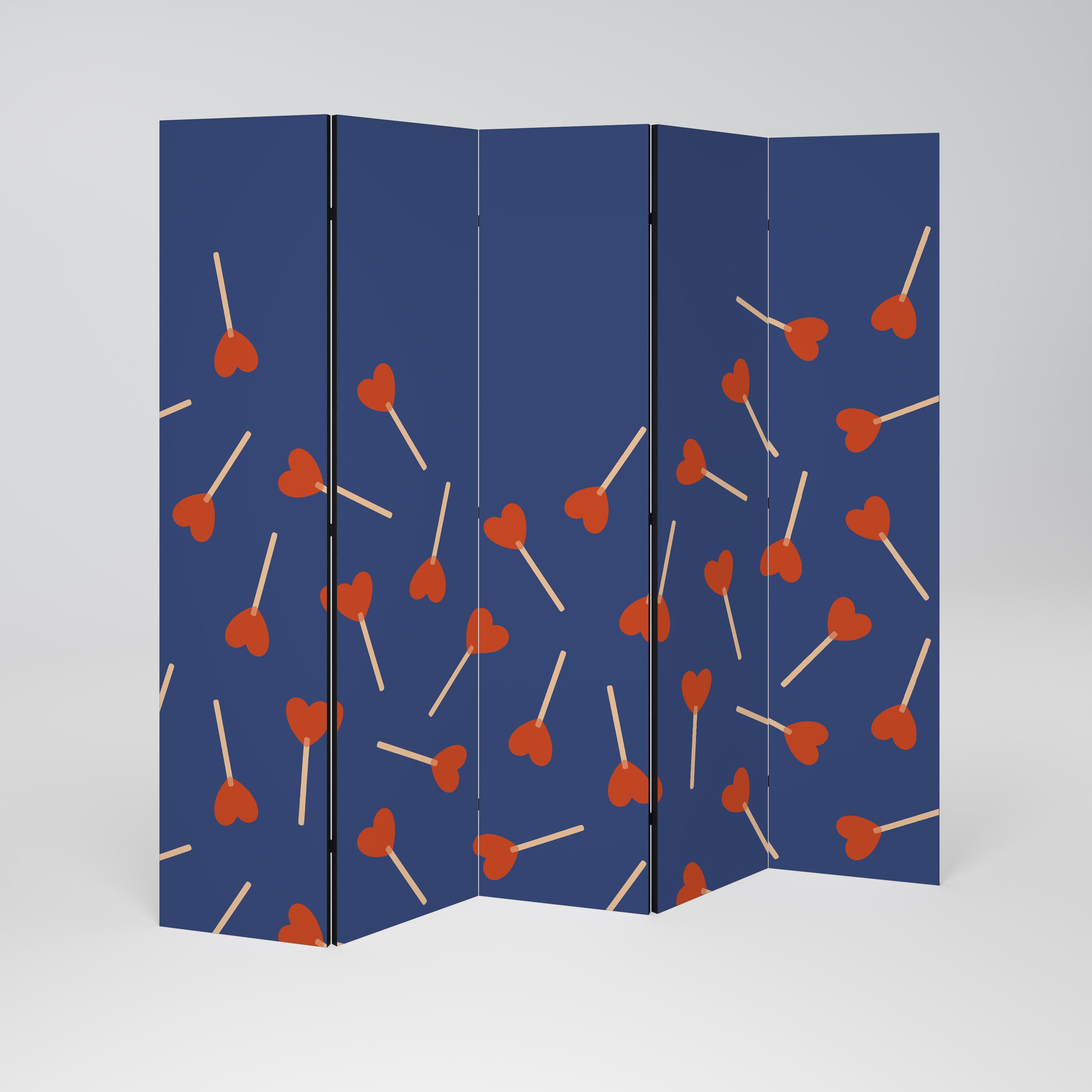 SWEET LOVE 5-Panel Room Divider