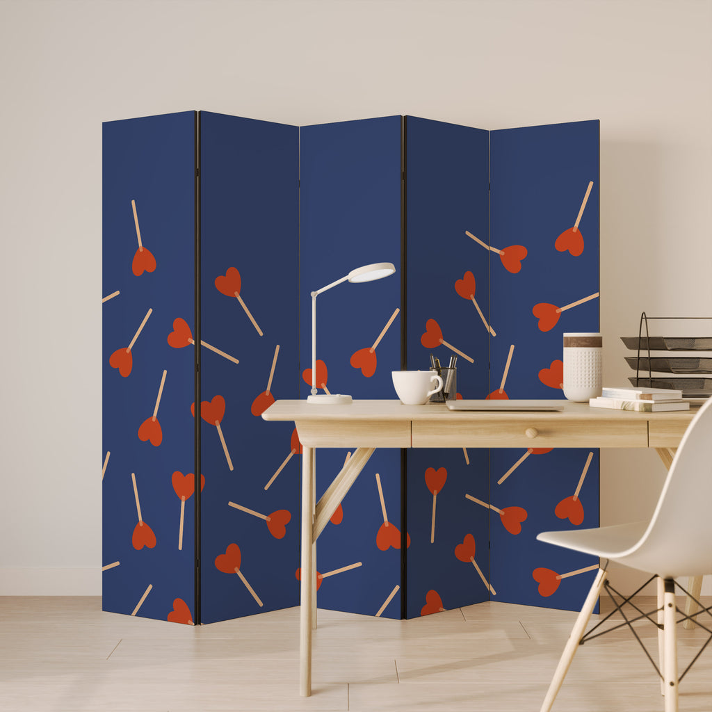 SWEET LOVE 5-Panel Room Divider