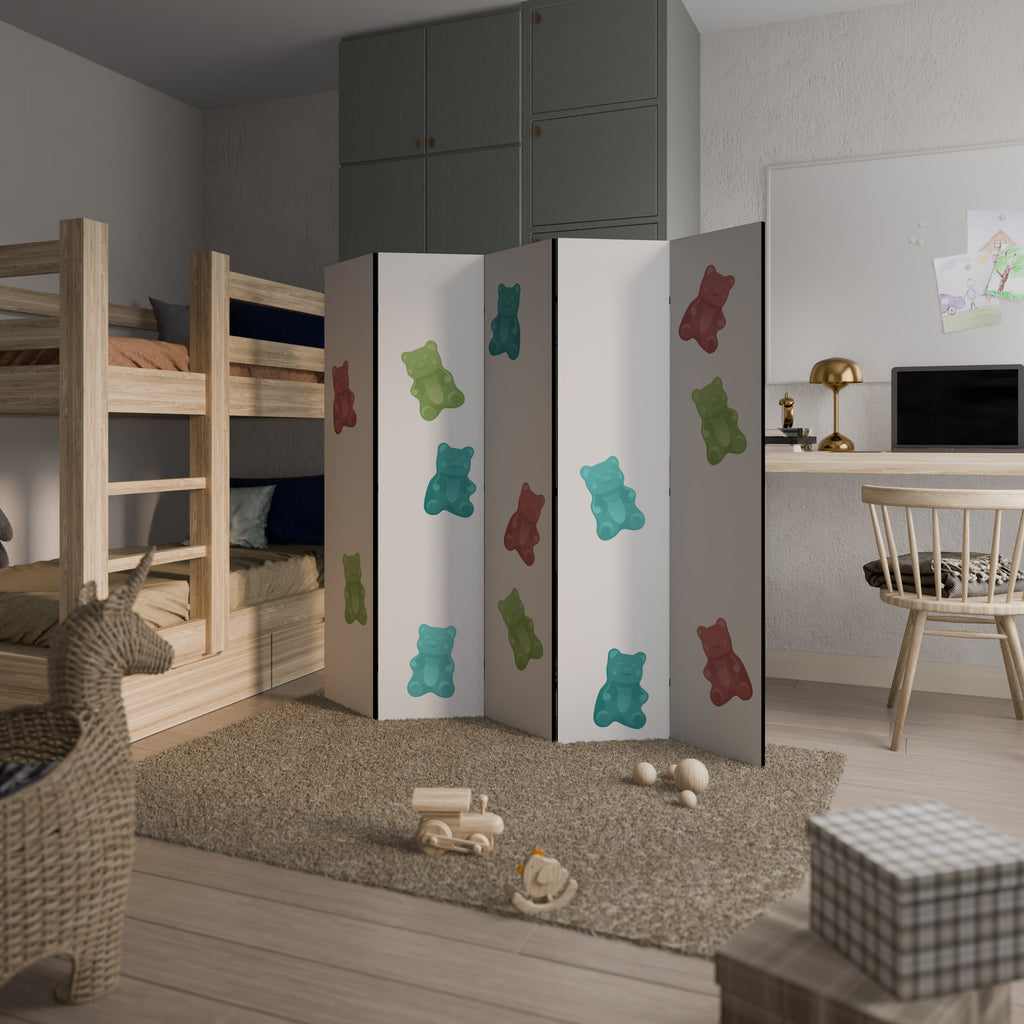 GUMMY BEARS 5-Panel Room Divider