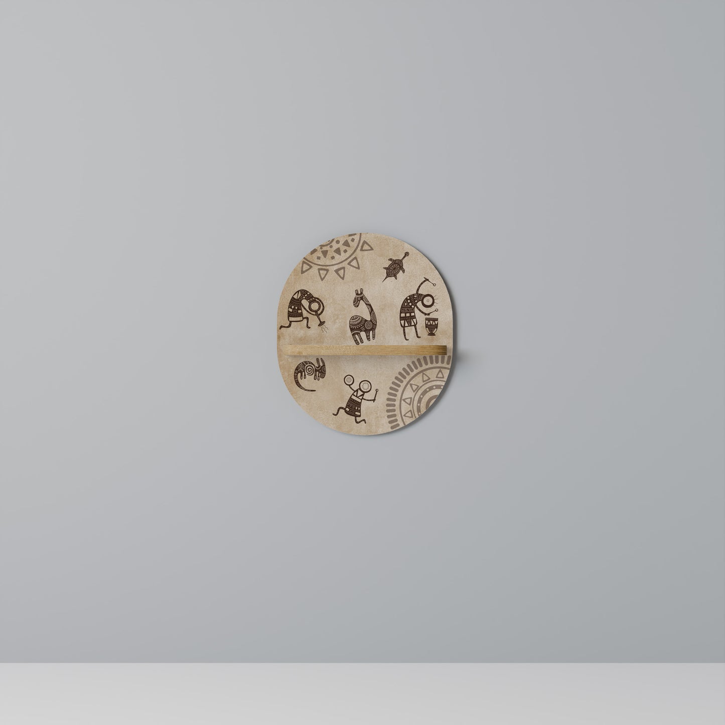 AFRICAN STYLE Art Shelf
