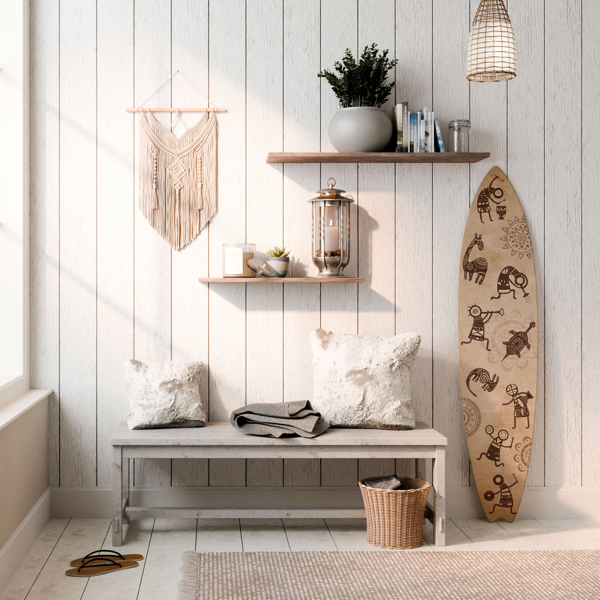 AFRICAN STYLE Surfboard Decorative Panel