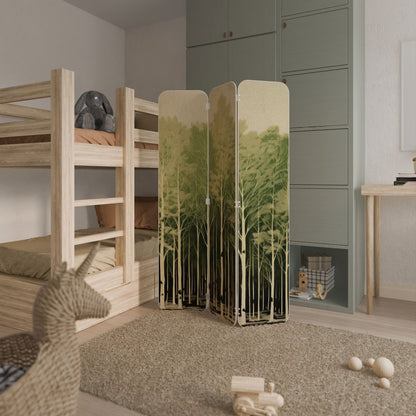 UNKNOWN NATURE 3-Panel Plywood Room Divider