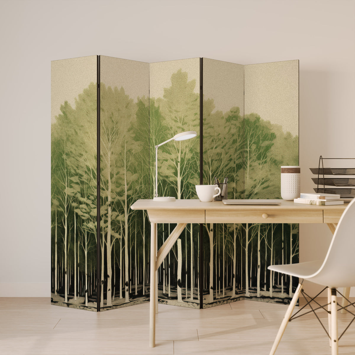 UNKNOWN NATURE 5-Panel Room Divider