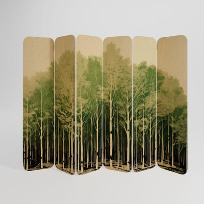 UNKNOWN NATURE 6-Panel Plywood Room Divider