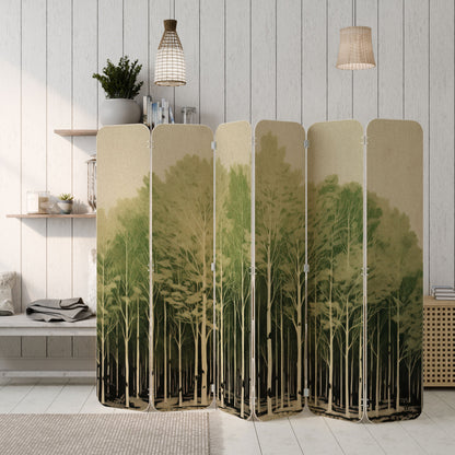 UNKNOWN NATURE 6-Panel Plywood Room Divider