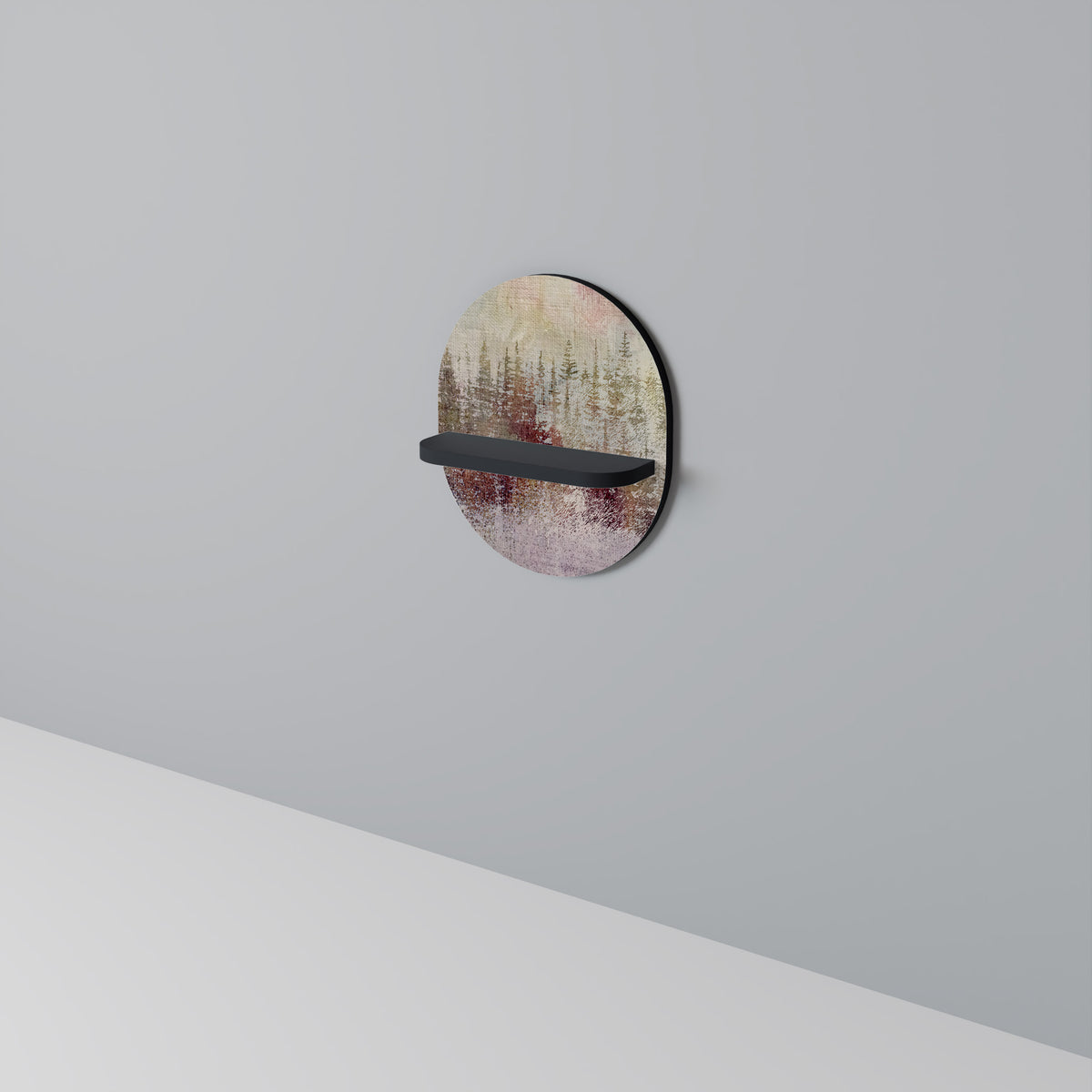 VEILED SUMMIT Dekoratives Wandregal