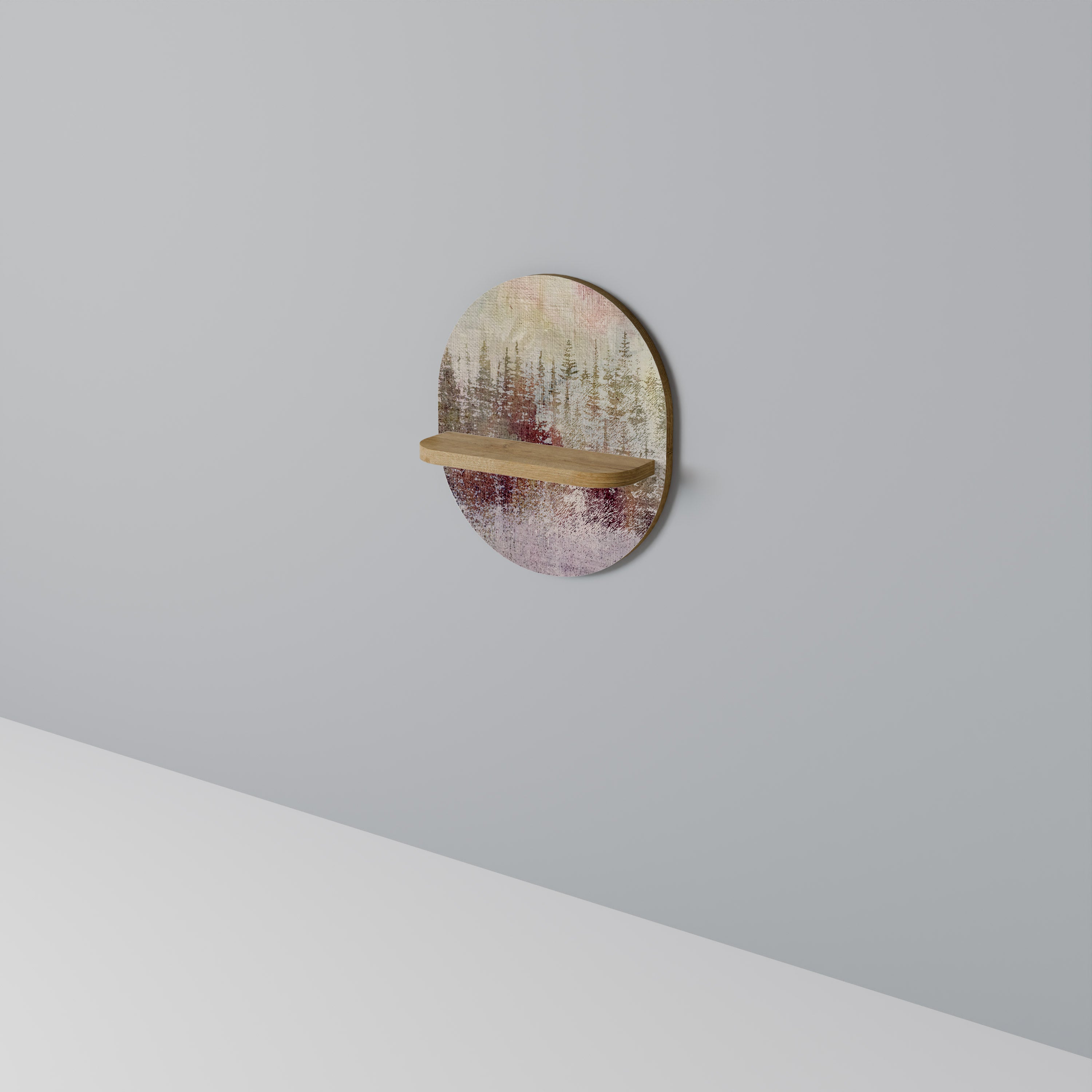 VEILED SUMMIT Dekoratives Wandregal