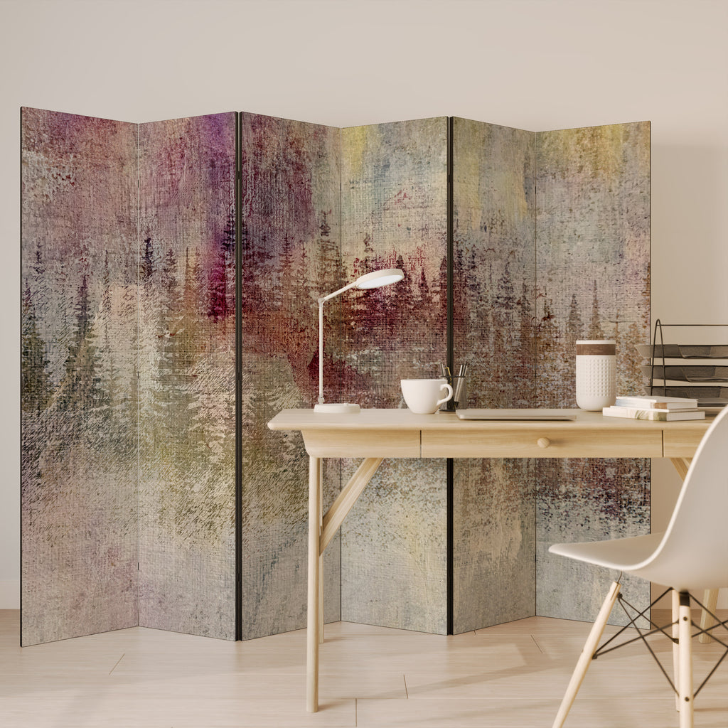 VEILED SUMMIT 6-Panel Room Divider