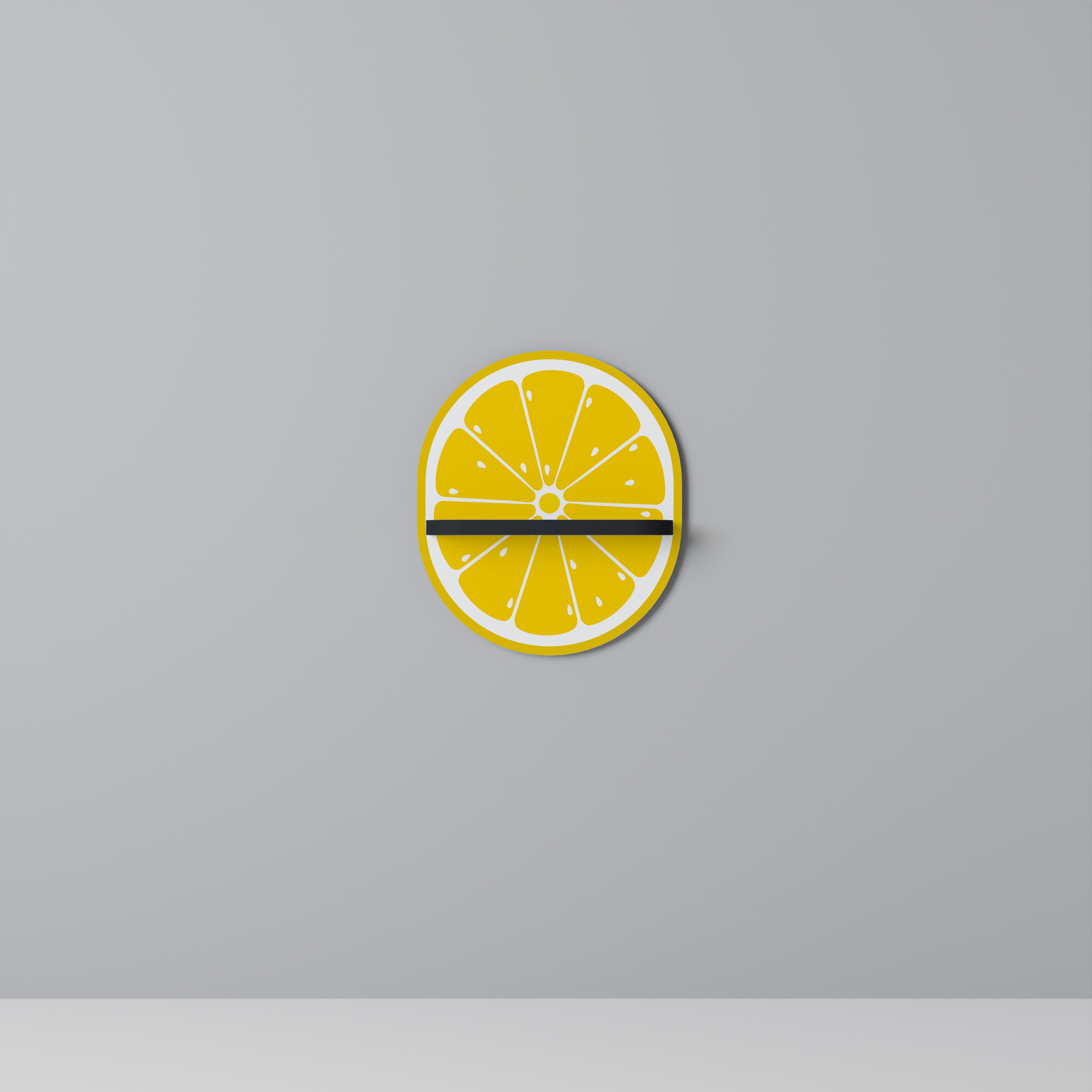 STRENGTHENING LEMON Decorative Art Shelf