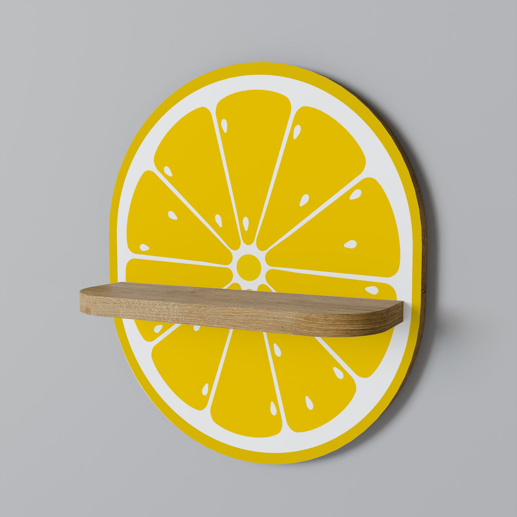 STRENGTHENING LEMON Decorative Art Shelf