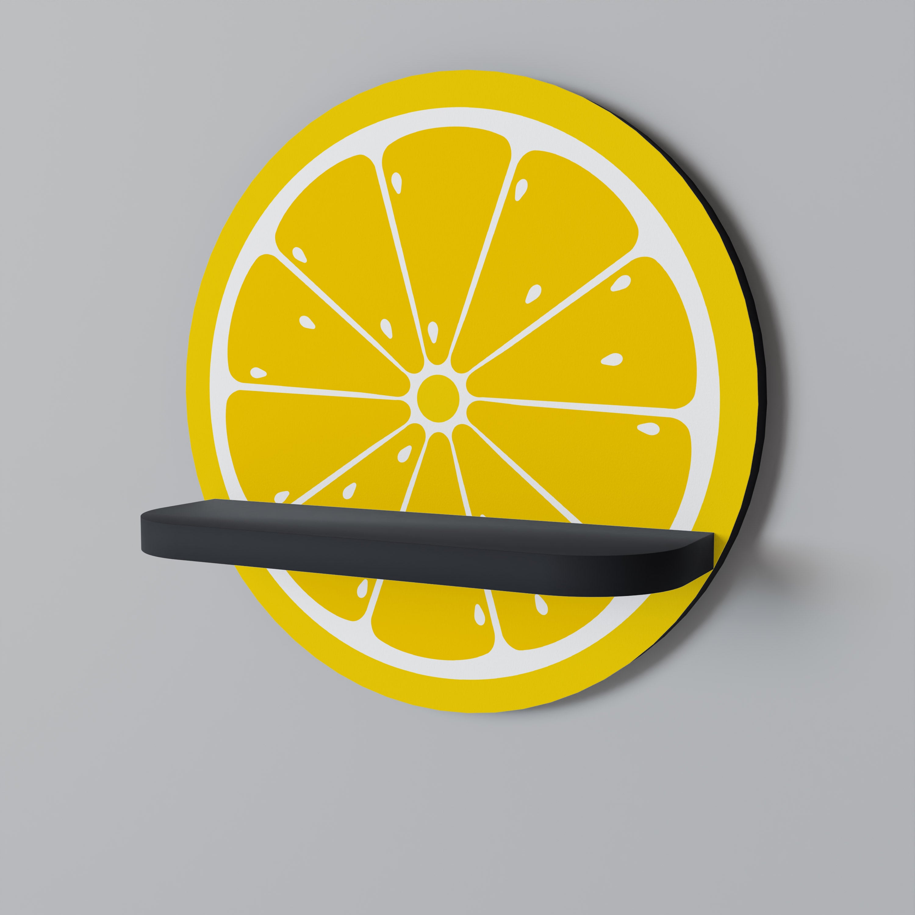 STRENGTHENING LEMON Decorative Art Shelf