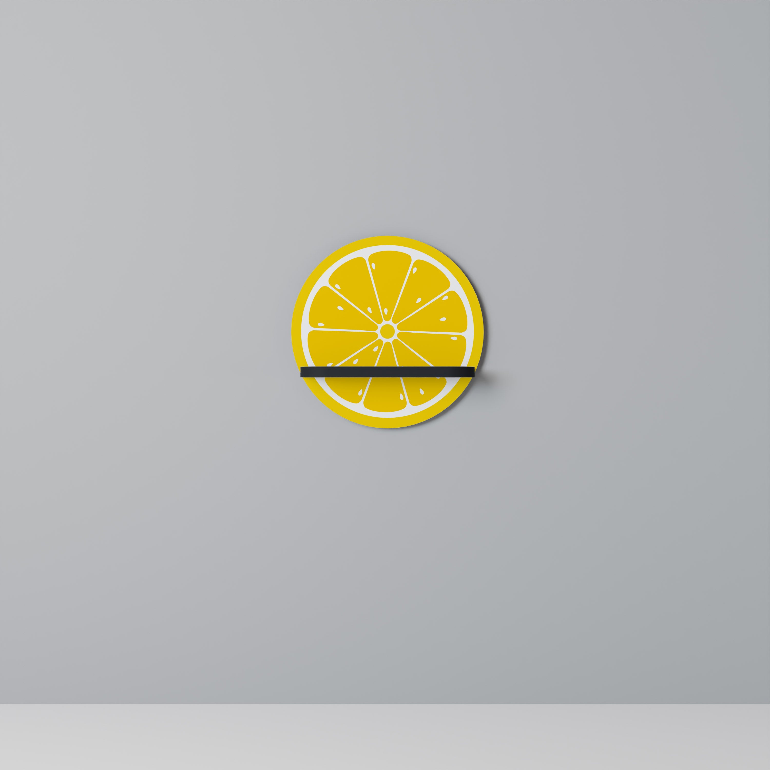 STRENGTHENING LEMON Decorative Art Shelf