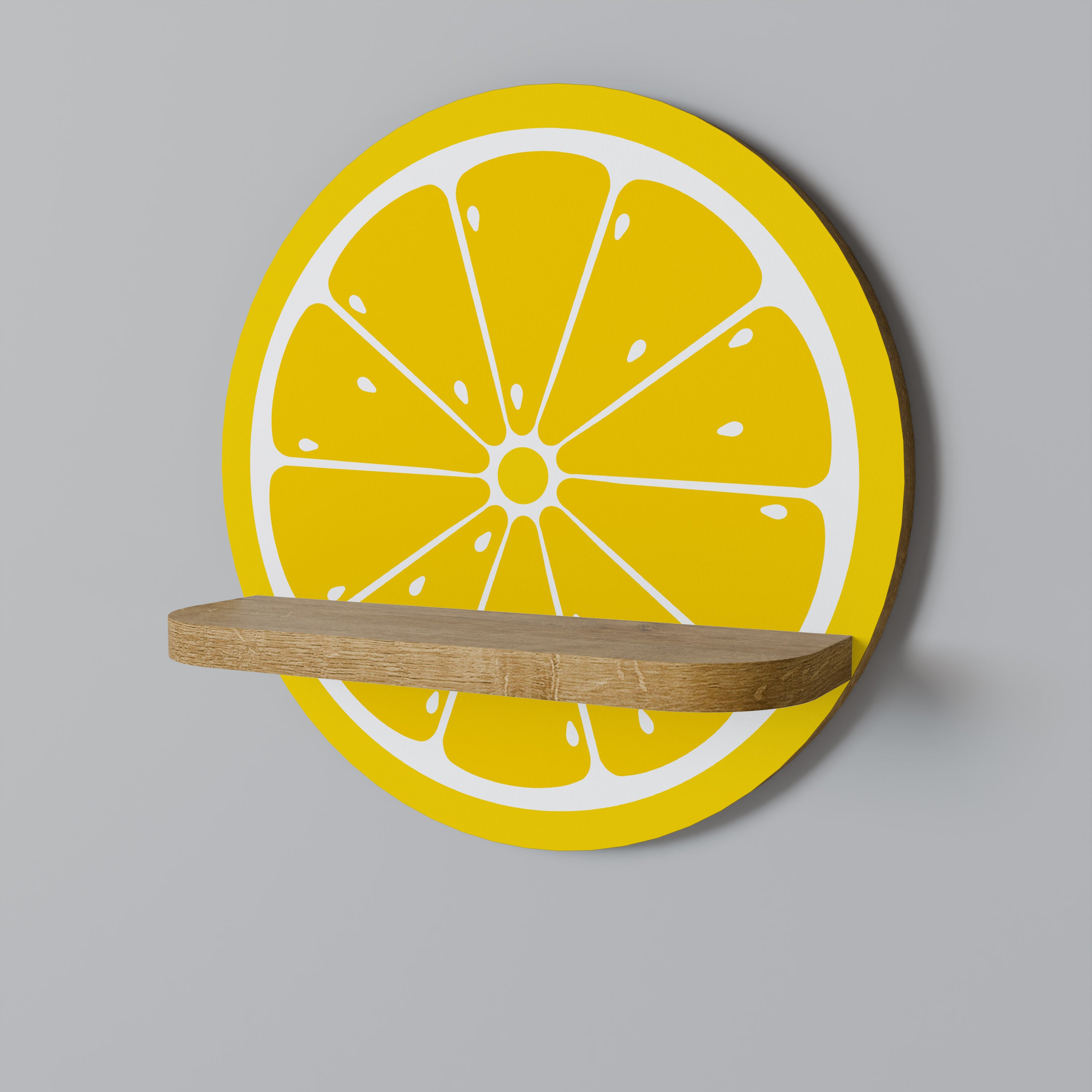 STRENGTHENING LEMON Decorative Art Shelf