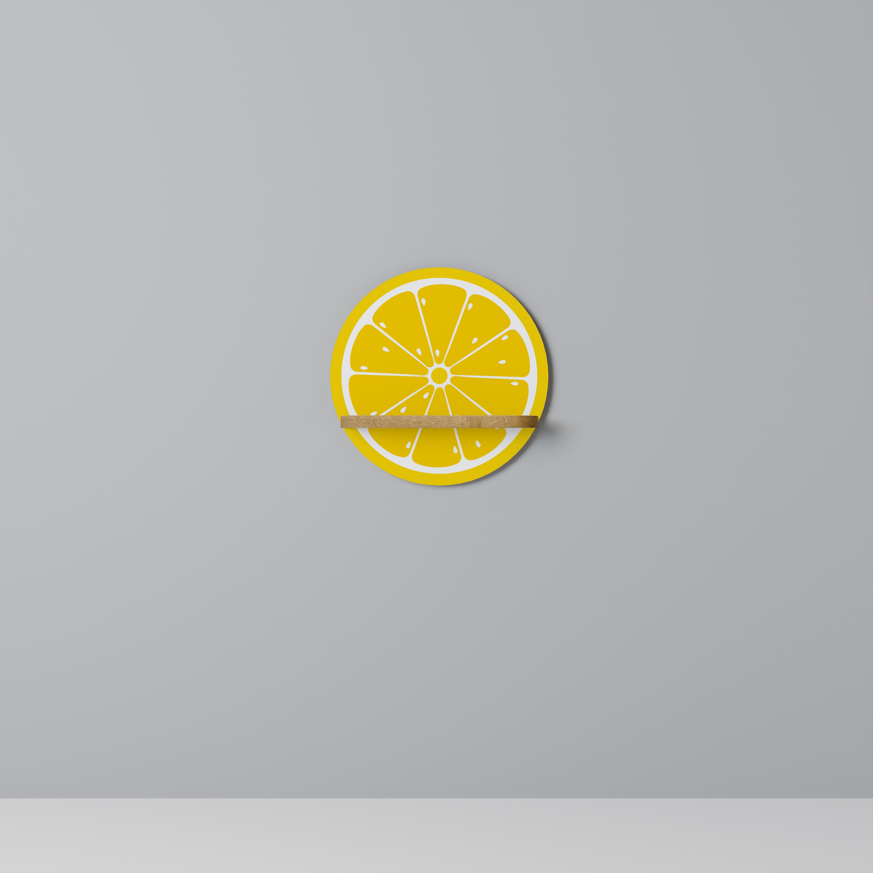 STRENGTHENING LEMON Decorative Art Shelf