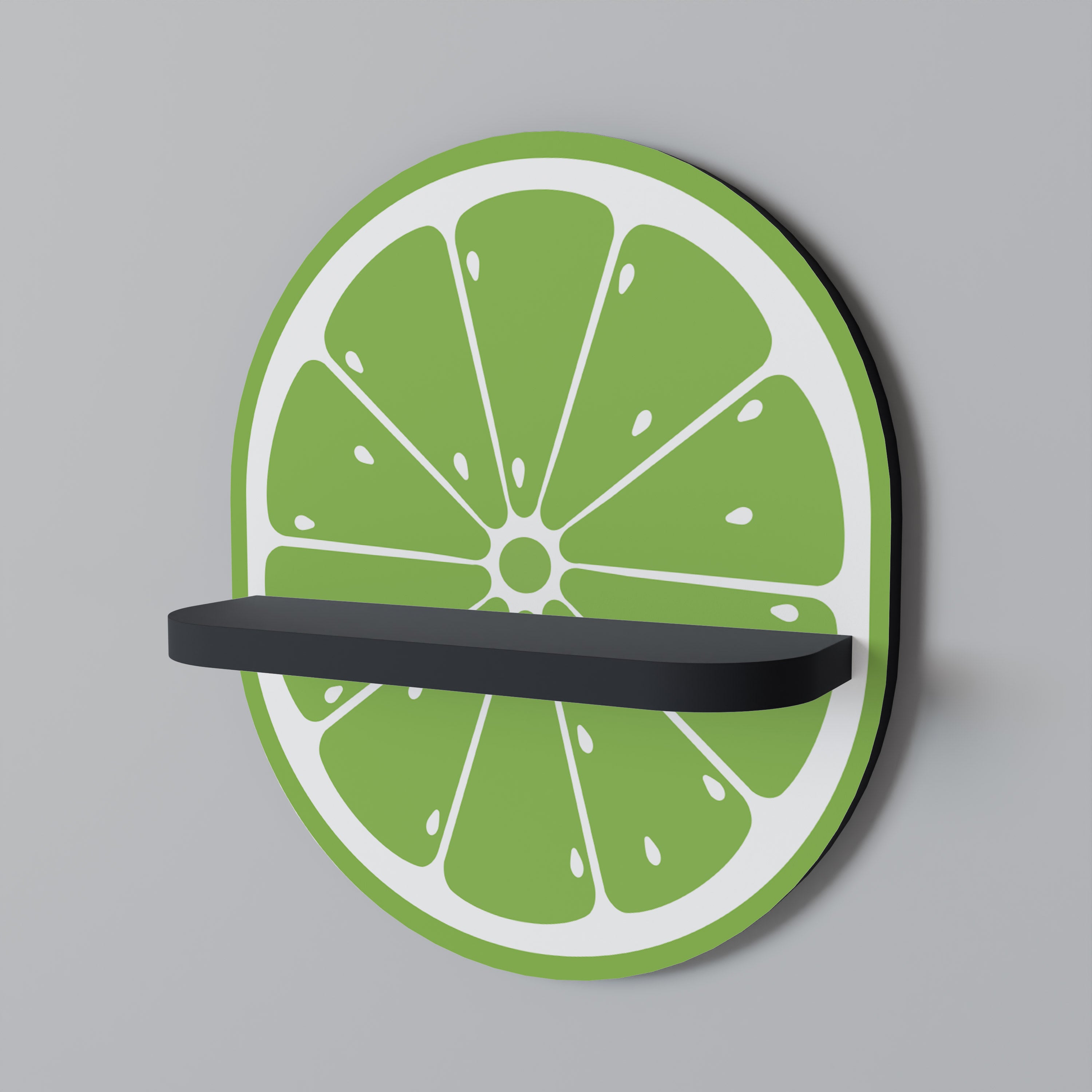 REFRESHING LIME Decorative Art Shelf
