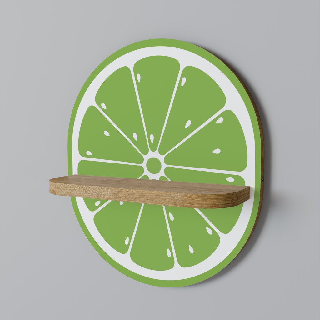 REFRESHING LIME Decorative Art Shelf