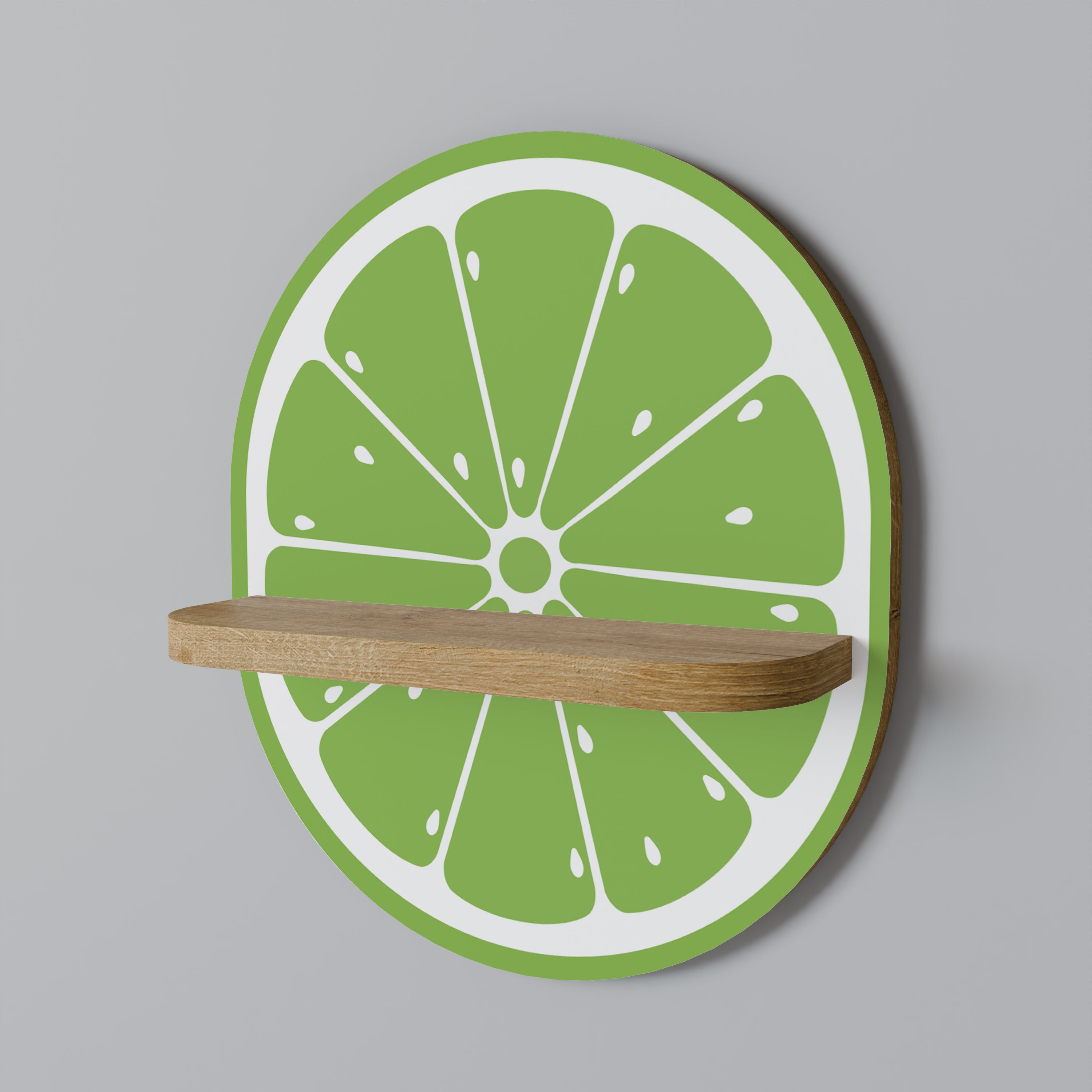 REFRESHING LIME Decorative Art Shelf