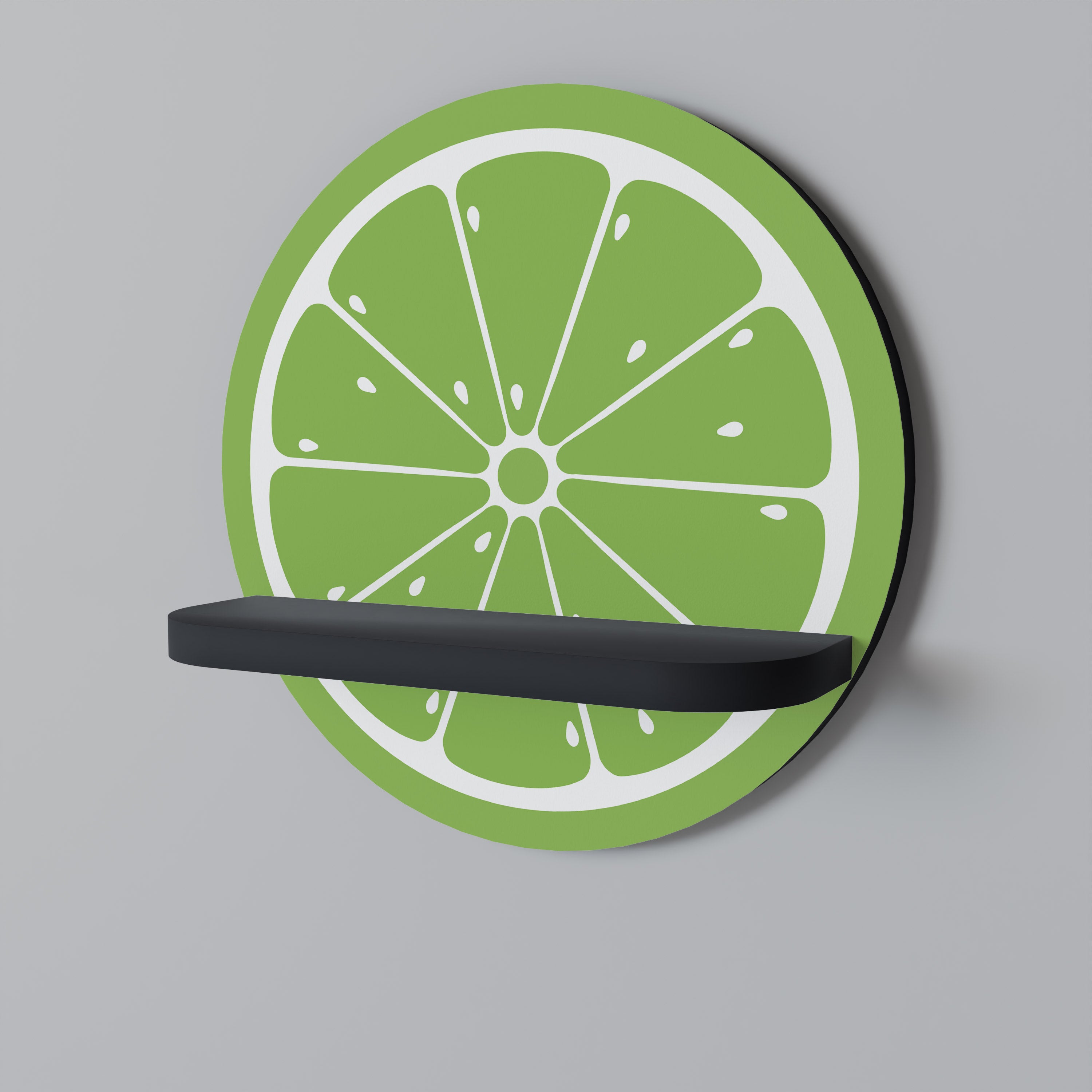 REFRESHING LIME Decorative Art Shelf