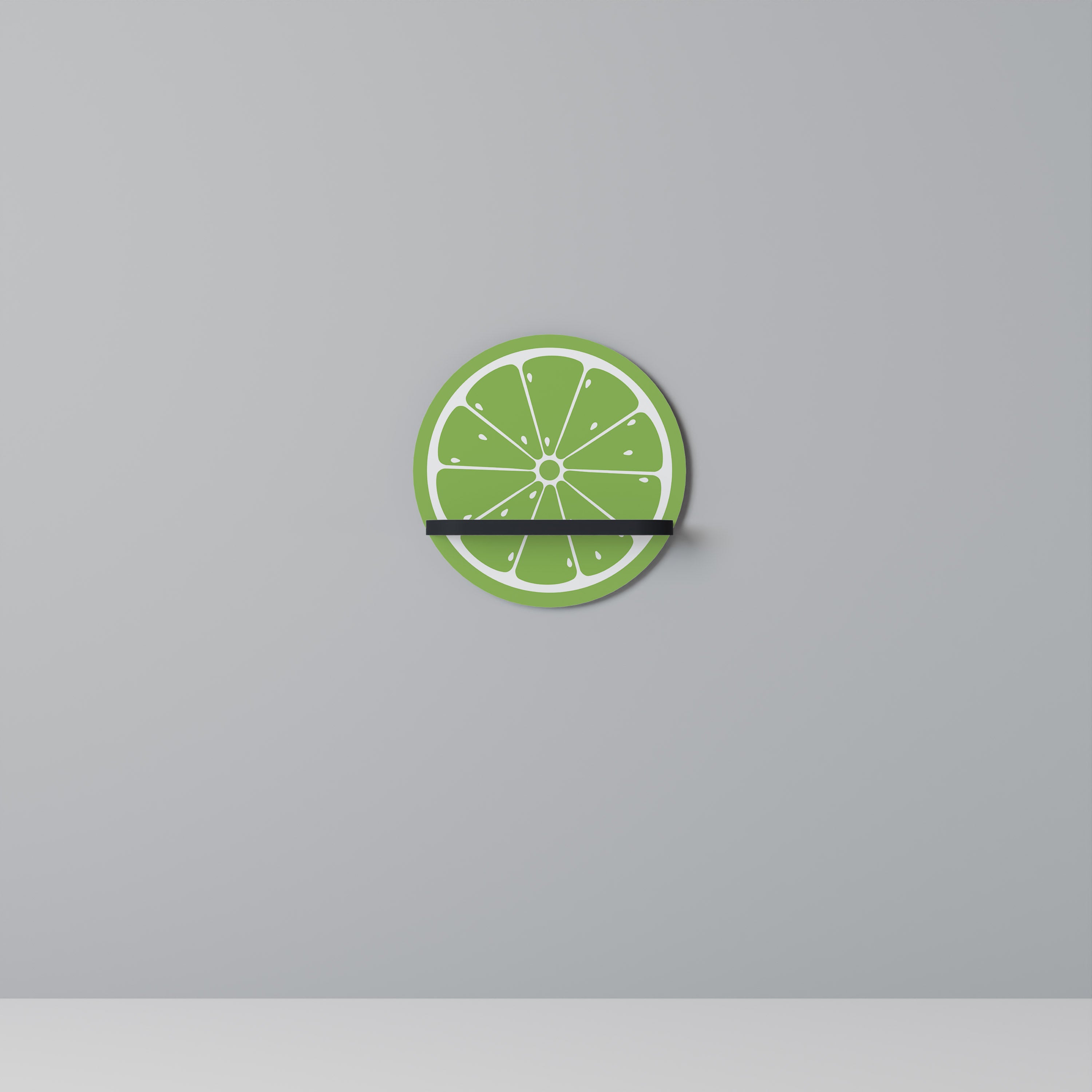 REFRESHING LIME Decorative Art Shelf