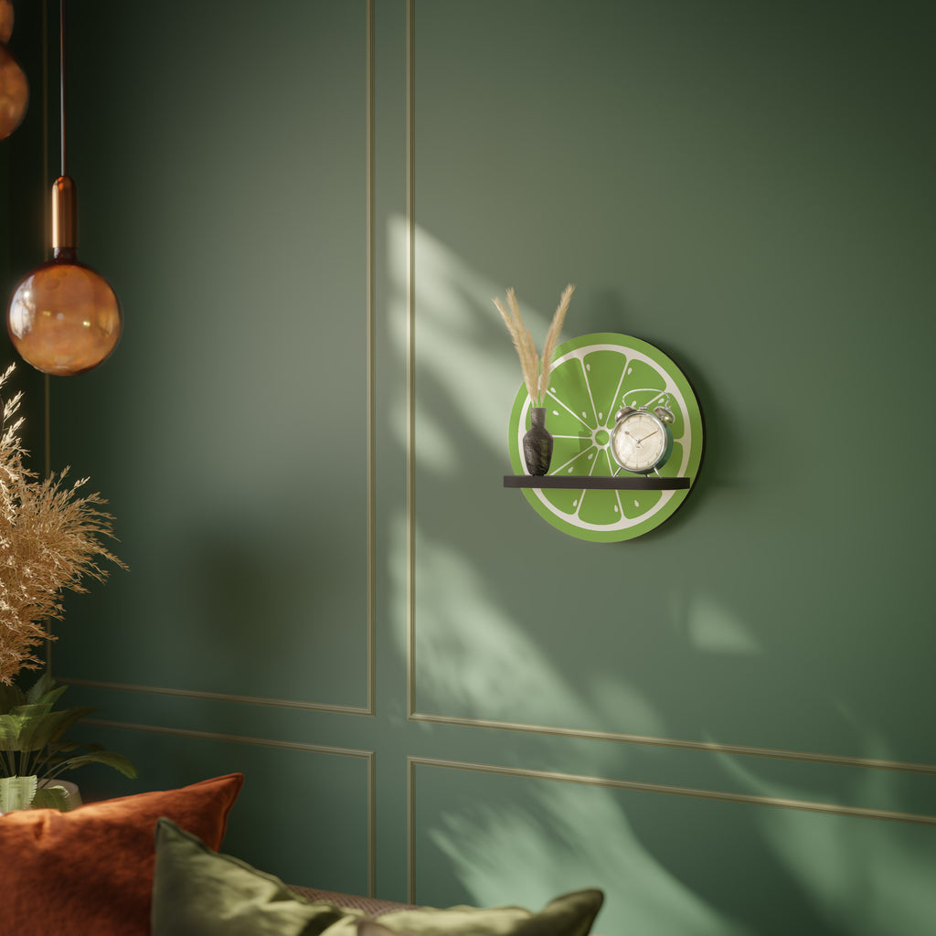 REFRESHING LIME Decorative Art Shelf