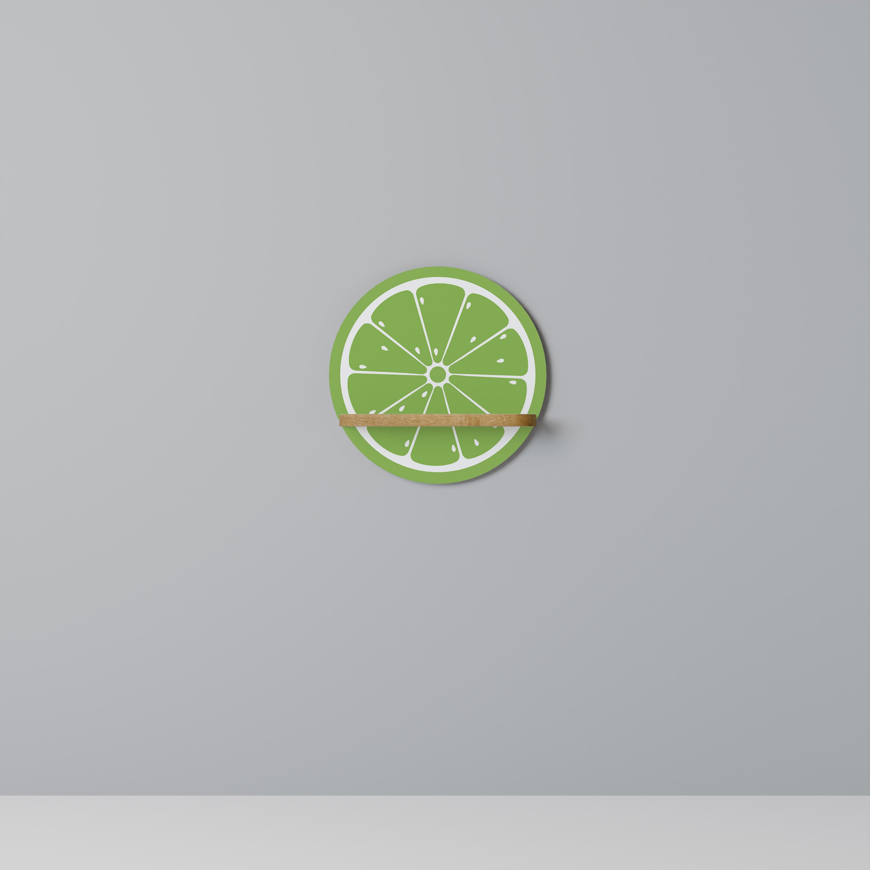 REFRESHING LIME Decorative Art Shelf