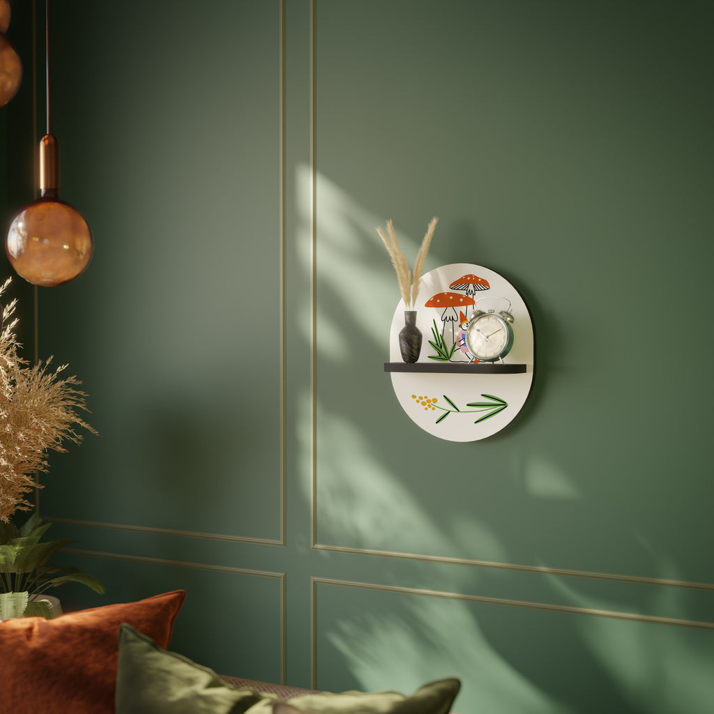 GARDEN GNOMES Decorative Art Shelf