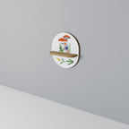 GARDEN GNOMES Decorative Art Shelf