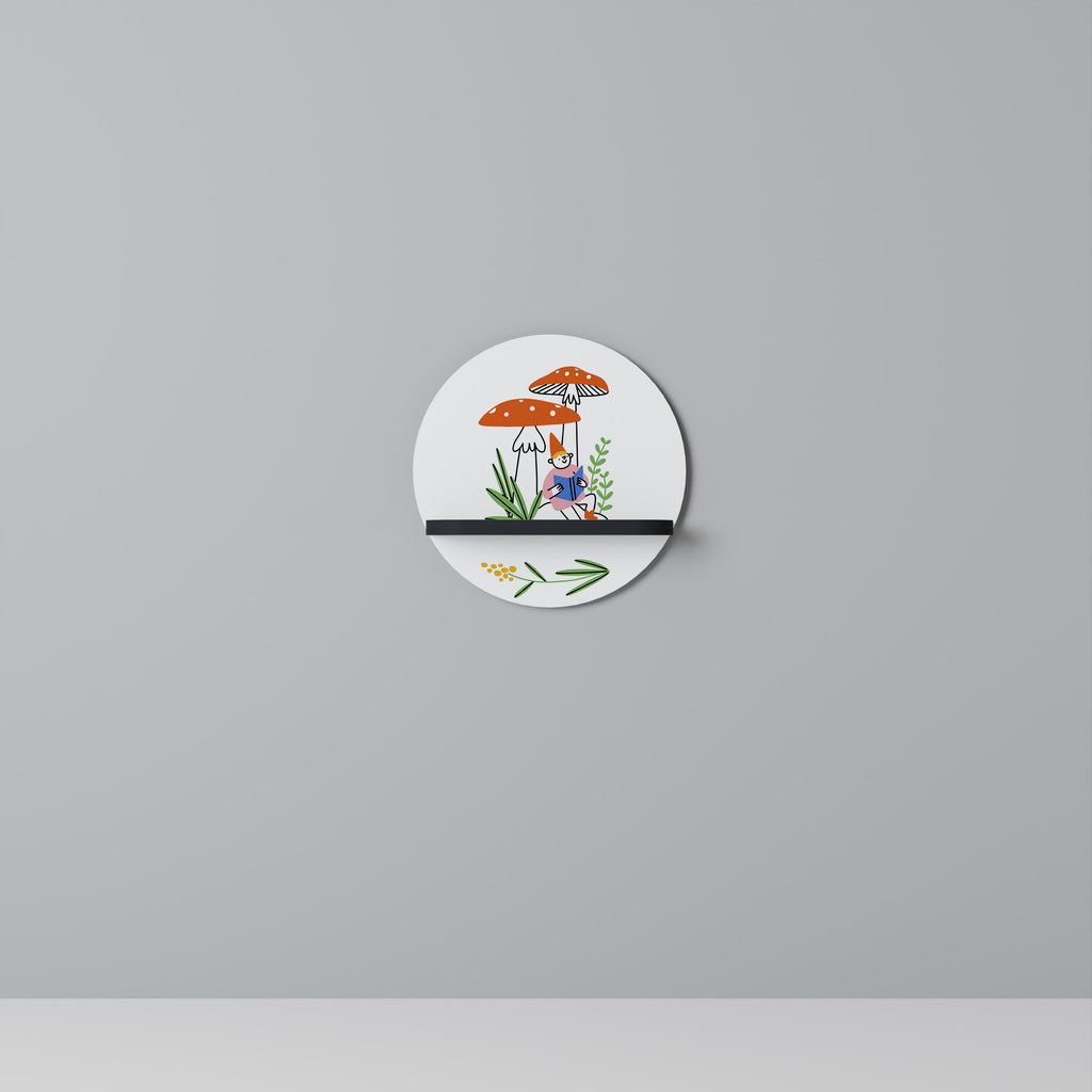 GARDEN GNOMES Decorative Art Shelf