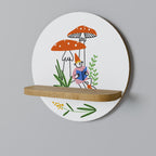 GARDEN GNOMES Decorative Art Shelf