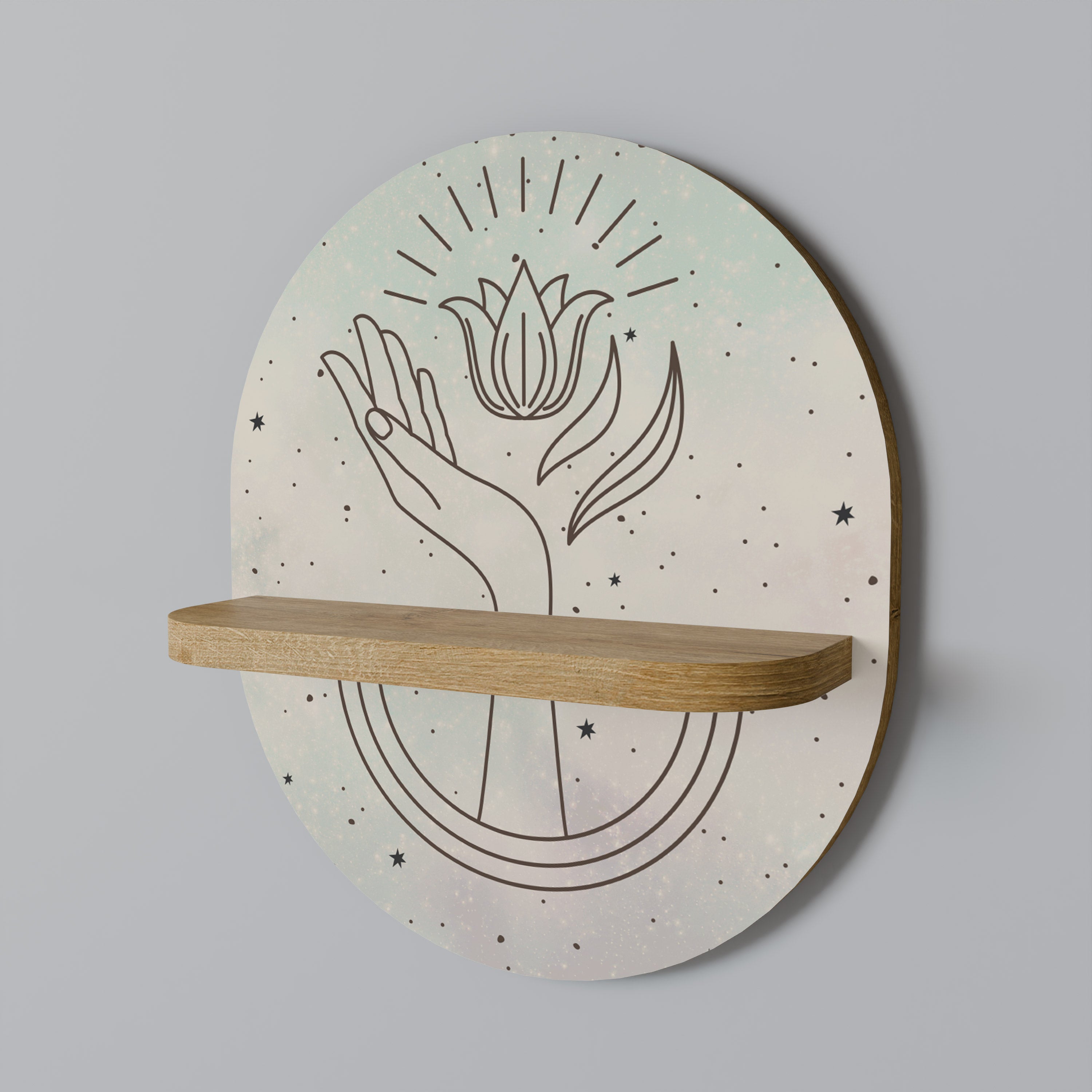 DELICATE BEAUTY Decorative Art Shelf