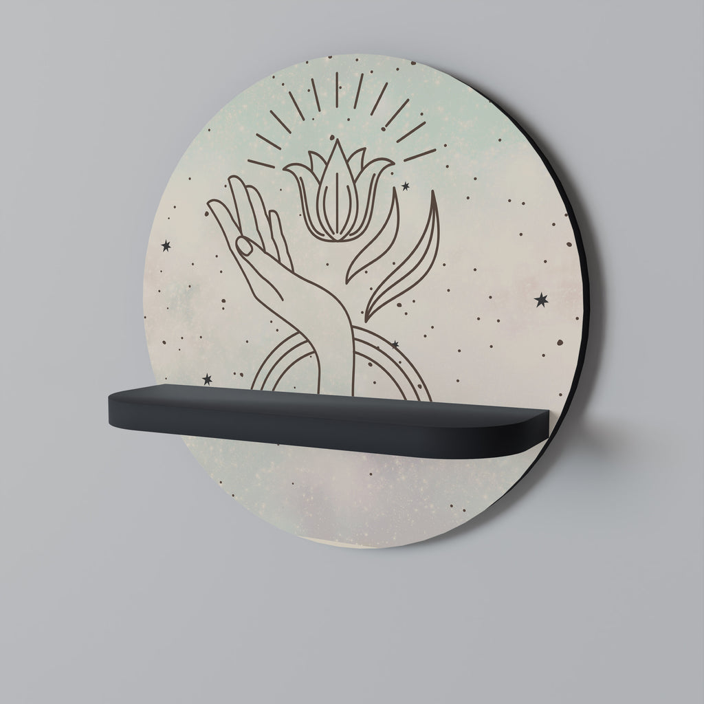 DELICATE BEAUTY Decorative Art Shelf