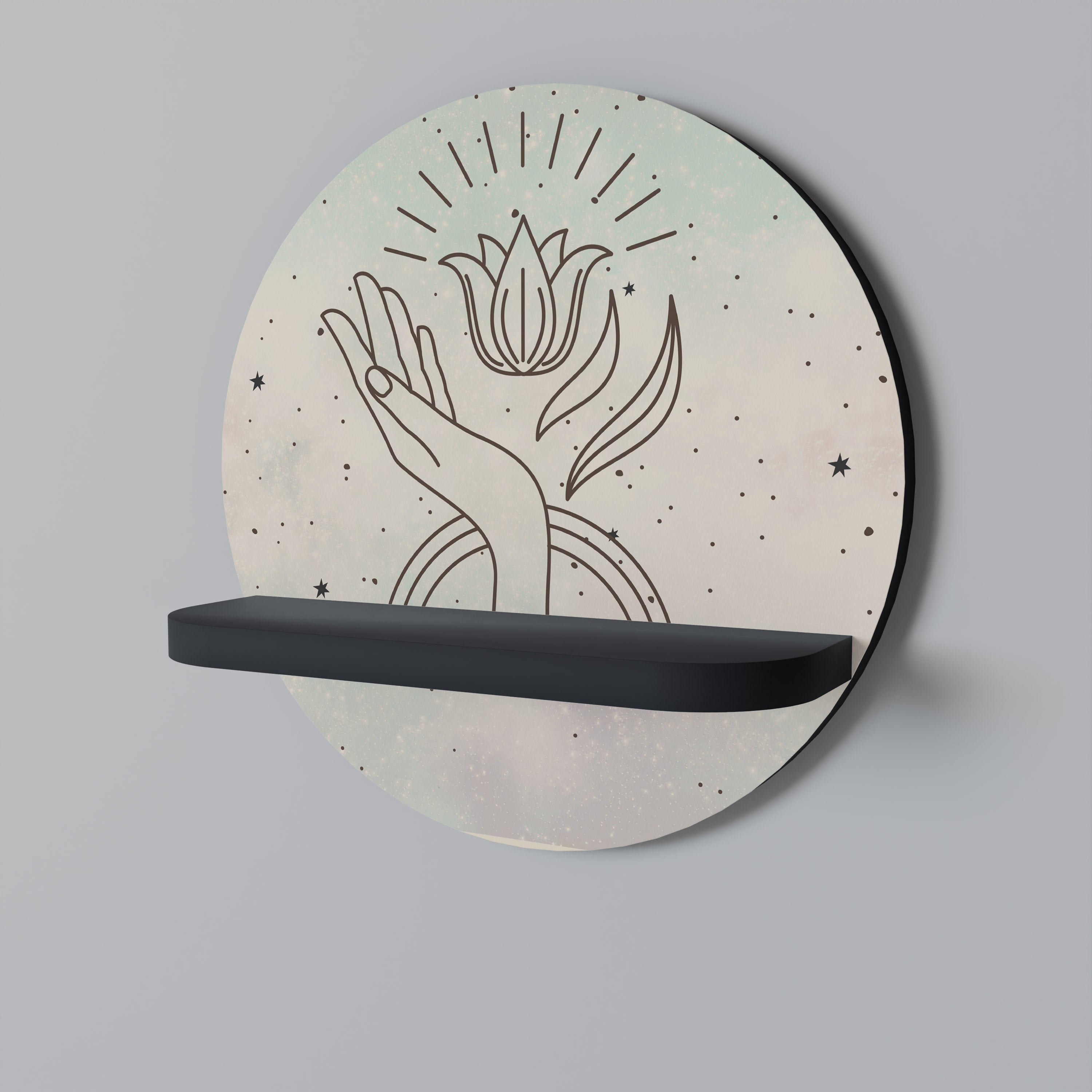 DELICATE BEAUTY Decorative Art Shelf