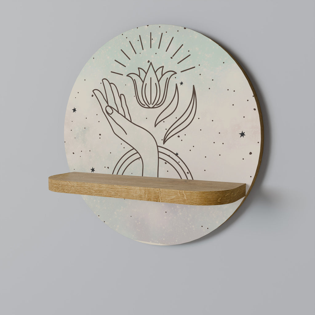 DELICATE BEAUTY Decorative Art Shelf