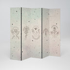 DELICATE BEAUTY 5-Panel Room Divider