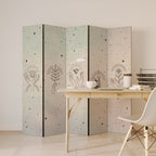 DELICATE BEAUTY 5-Panel Room Divider