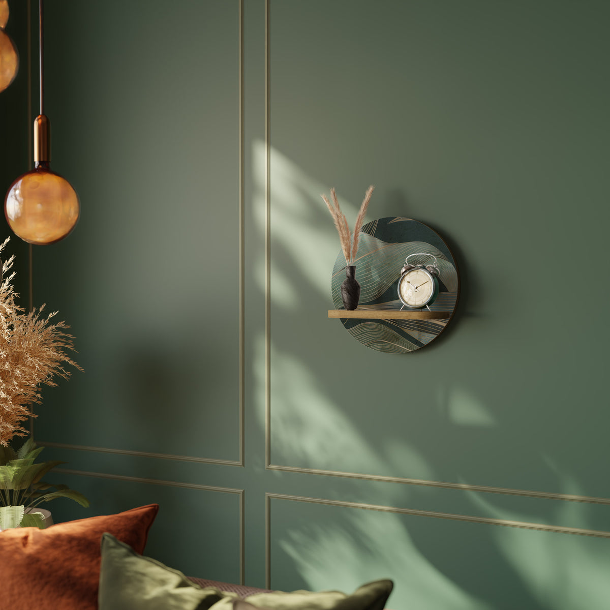 ROYAL GREEN Art Shelf