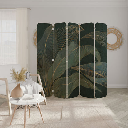 ROYAL GREEN 5-Panel Plywood Room Divider