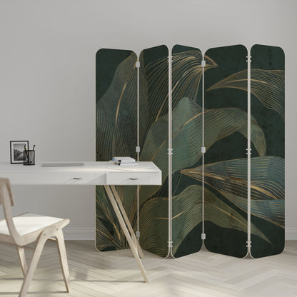 ROYAL GREEN 5-Panel Plywood Room Divider