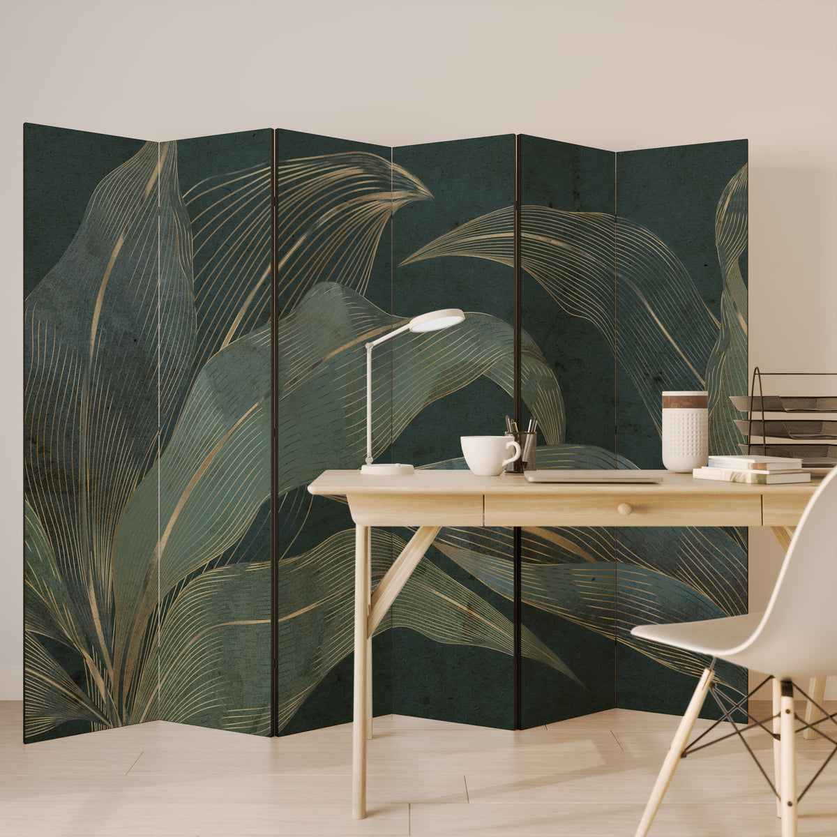 ROYAL GREEN 6-Panel Room Divider