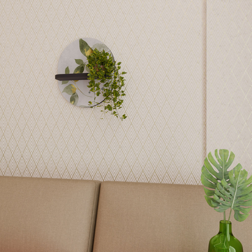 ELEGANT BOTANICS Decorative Art Shelf