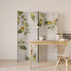 ELEGANT BOTANICS Biombo de 4 paneles