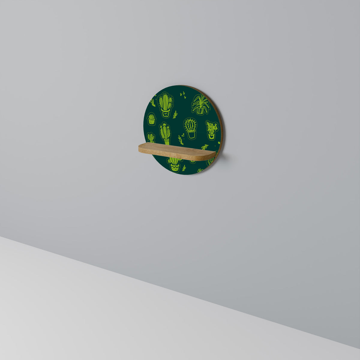 DESERT GREEN Art Shelf