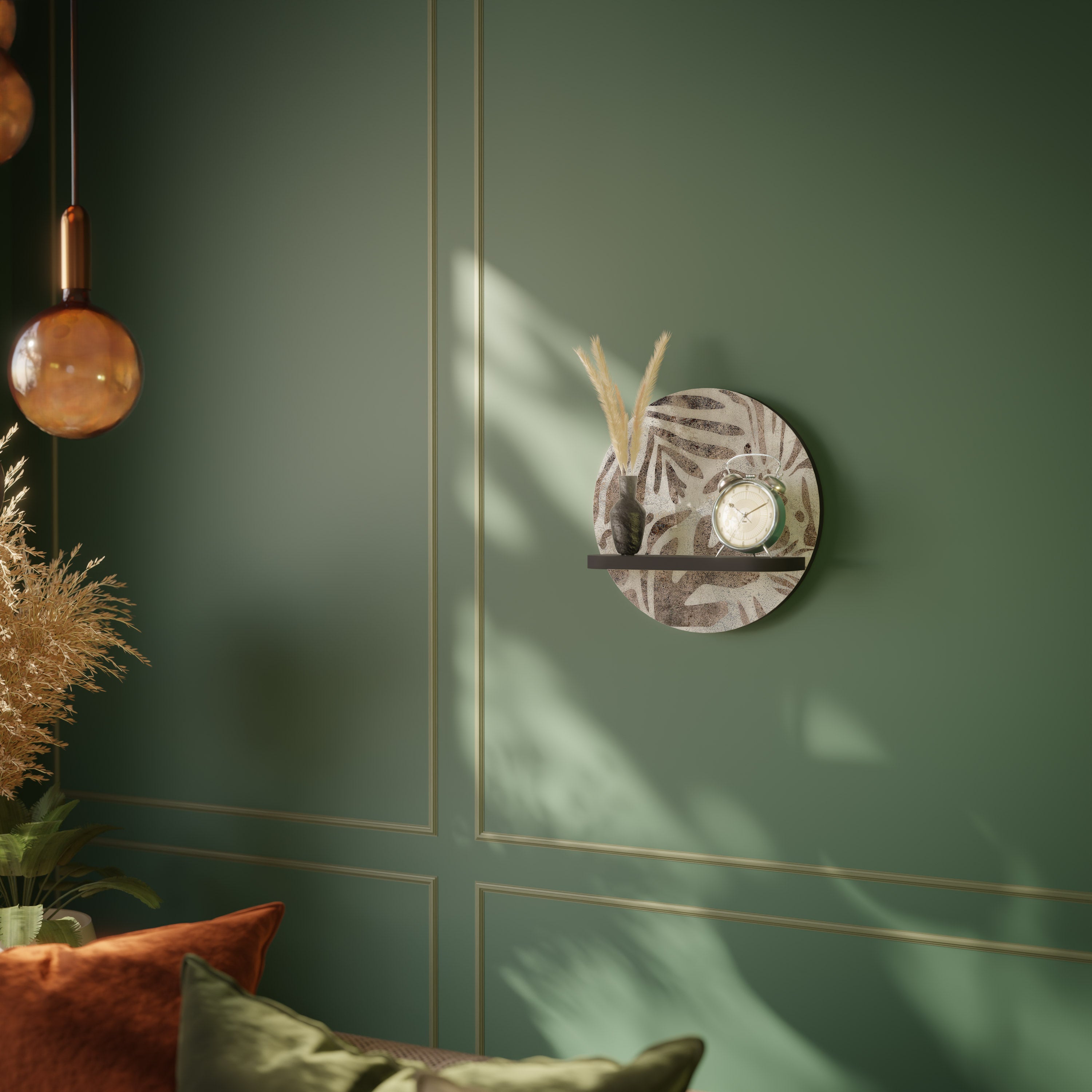 PASSING TIME Decorative Art Shelf