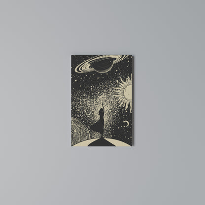 MYSTIC UNIVERSE Cuadro en lienzo vertical