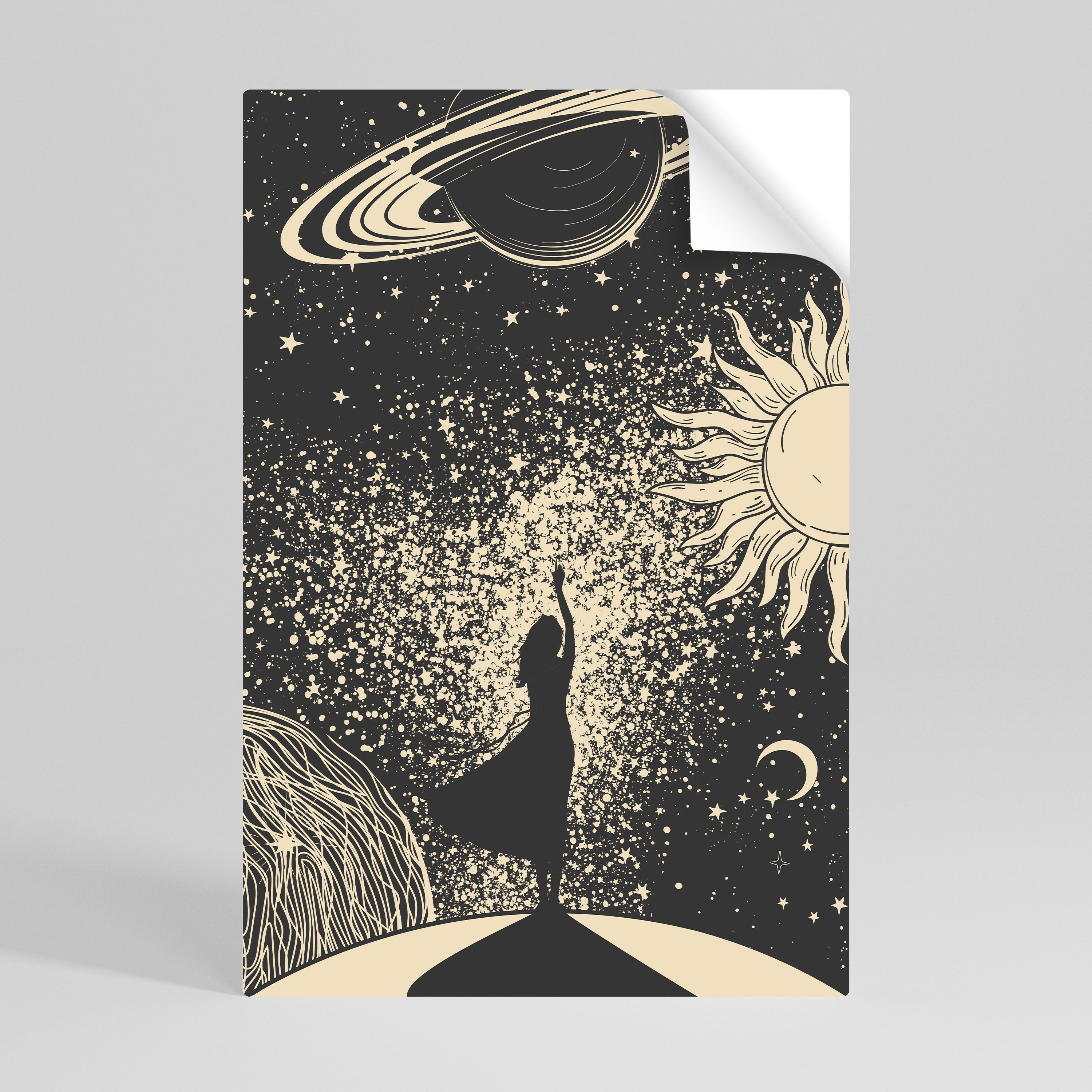 MYSTIC UNIVERSE Självhäftande Vertikal Poster