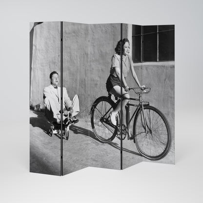 HAPPY JOURNEY 5-Panel Room Divider
